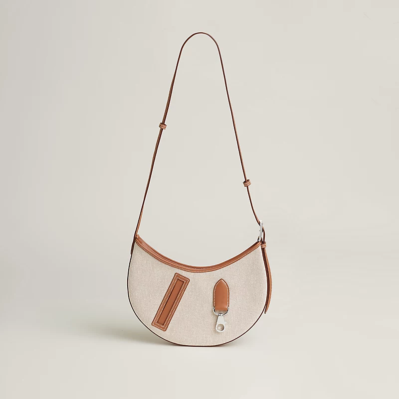 P'tit Arcon Toile & Cuir bag